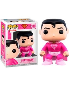 FUNKO POP DC SUPERMAN ROSA INVESTIGACION CONTRA EL CANCER DE MAMA  Nº 349 -CAJA ORIGINAL-